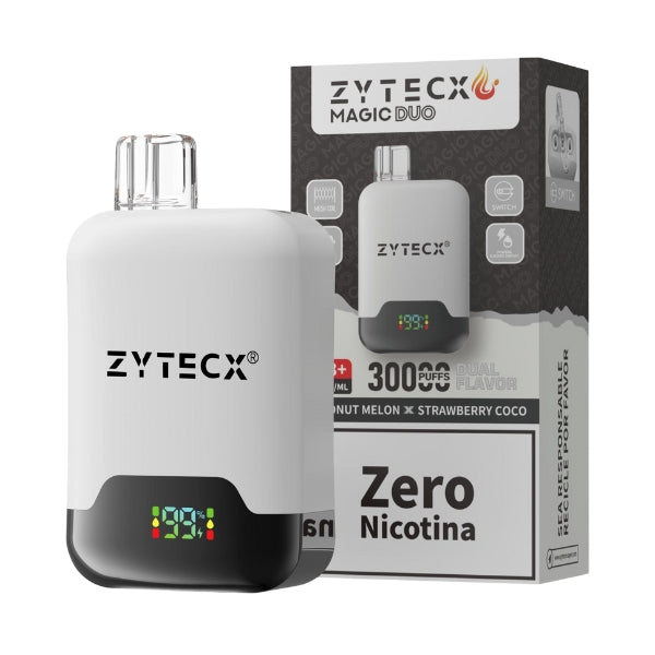 Vaper Desechable Zytecx Doble sabor 30.000 Puff Coconut Melon y Straeberry Coco