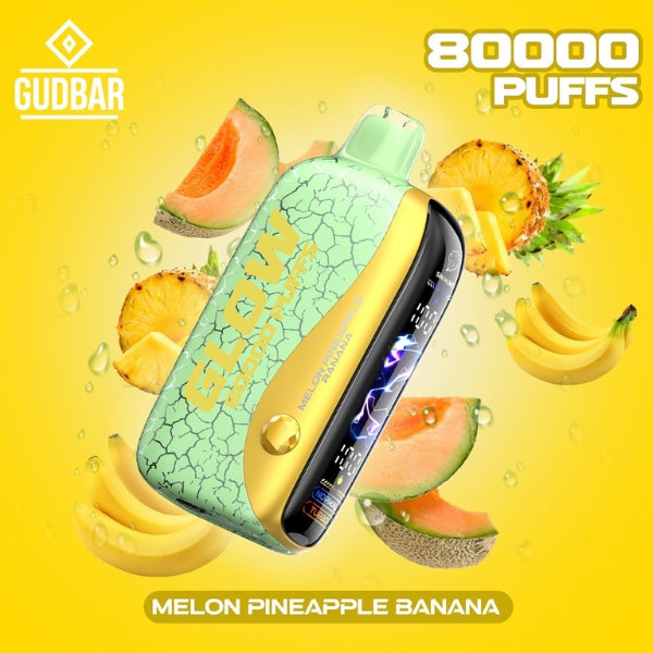 GudBar Glow 80000 Puffs – Melón Piña Banana