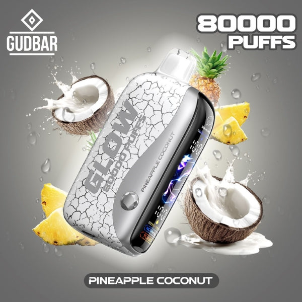 GudBar Glow 80000 Puffs – Pineapple Coconut