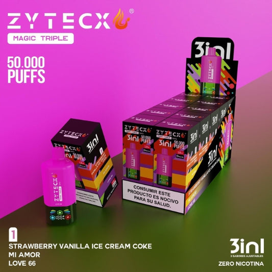 Comprar vaper zytecx 50000 vaper tres sabores 1