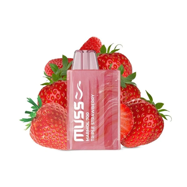 Comprar Vaper Desechable Muss Marmol 700 Puff Triple Strawberry con nicotina