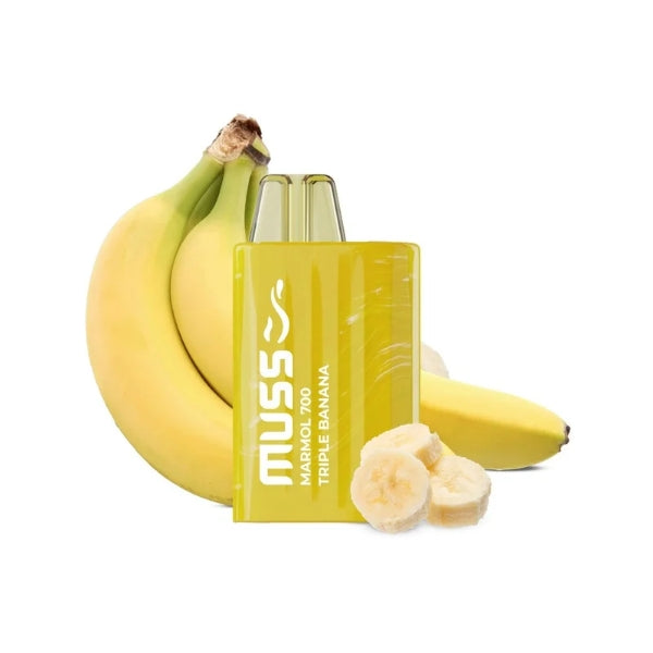 Comprar Vaper desechable Muss Marmol 700 Puffs Triple Banana con nicotina