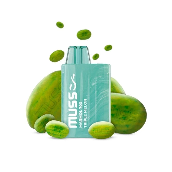 Comprar vaper desechable Muss Marmol Puffs 700 Triple Melón con nicotina