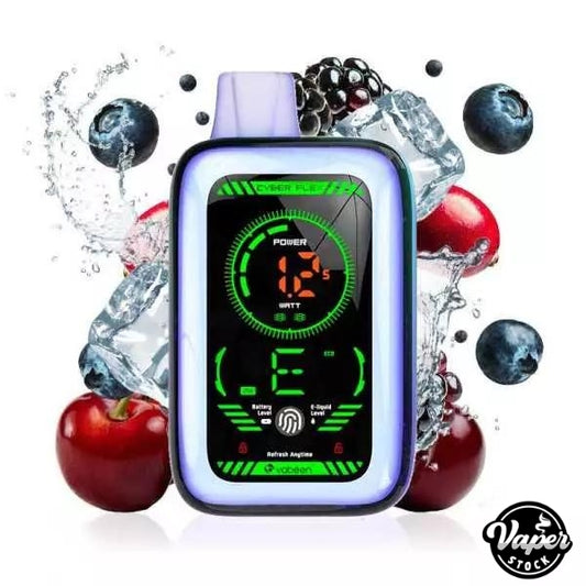 Muss Cyber Flex 25000 Puffs Blueberry Cherry Cranberry 0% Nic.