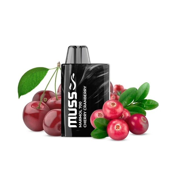 Vaper Desechable Muss Marmol 700 Puffs Cherry Cranberry con nicotina