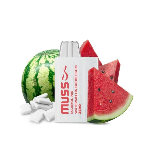 Muss Marmol 700 Puff Watermelon Bubblebum 0% Nic.