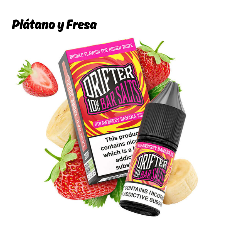 Sales de Nicotina Drifter Bar Strawberry Banana Ice Salt