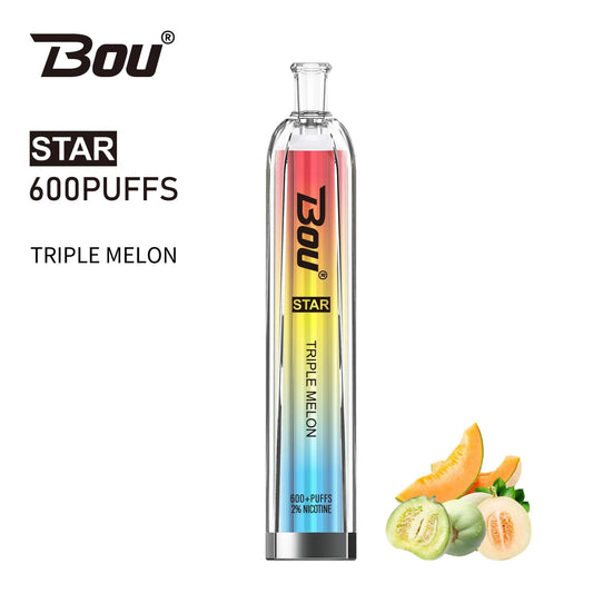 Comprar Vaper Desechable Bou Star Triple Melón