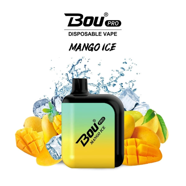 Comprar Vaper Desechable Bou Pro 7000 Puff Mango Ice sin nicotina