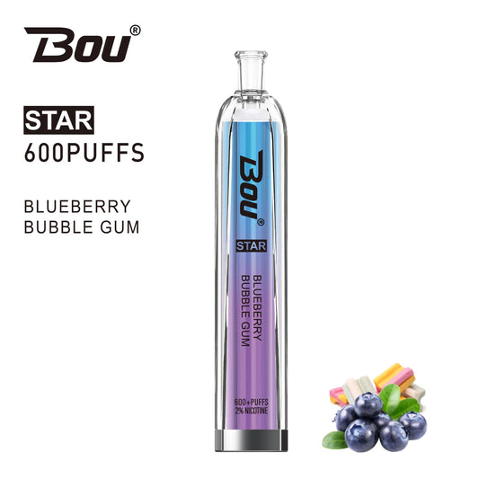 Bou Star 600 Blueberry Bubble Gum