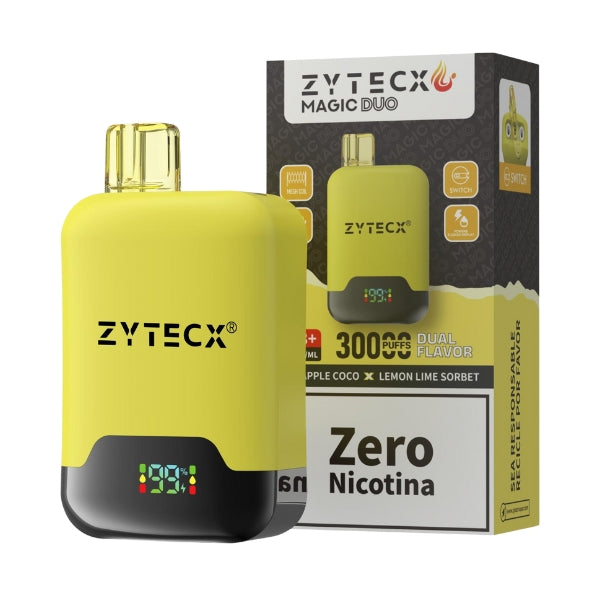 Vaper Desechable Zytecx Doble sabor 30.000 Puff Pineapple Coco y Lemon Lime Sorbet