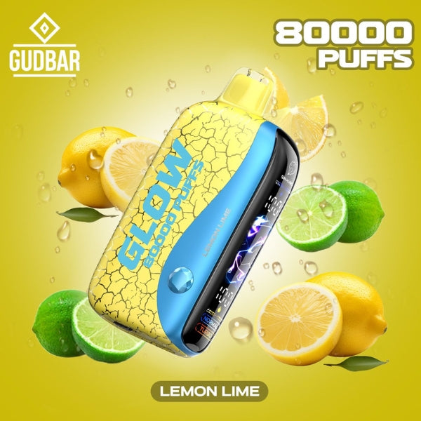 GudBar Glow 80000 Puffs – Lemon Lime