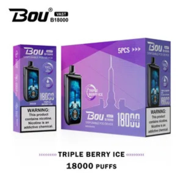 Bou VAST B1800 Triple Berry ice