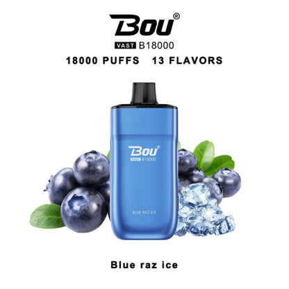 Bou Vast 18K Puff Blue Razz Ice