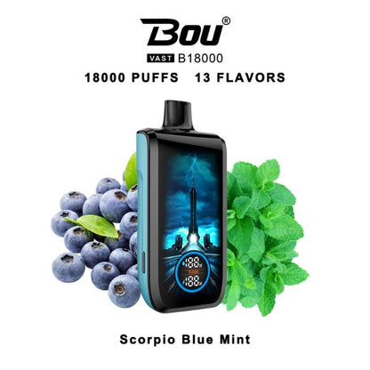 Comprar Vaper Bou VAST B1800 Scorpion Blue Mint