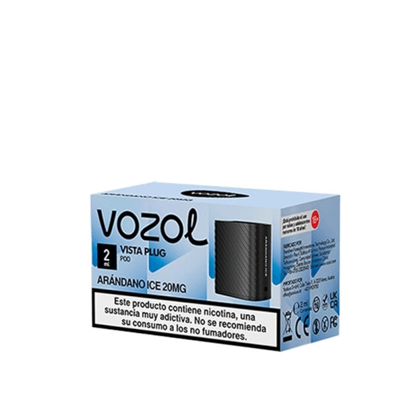 Vozol Vista Plug 10.000 Puff Arándano Azul Helado Capsula