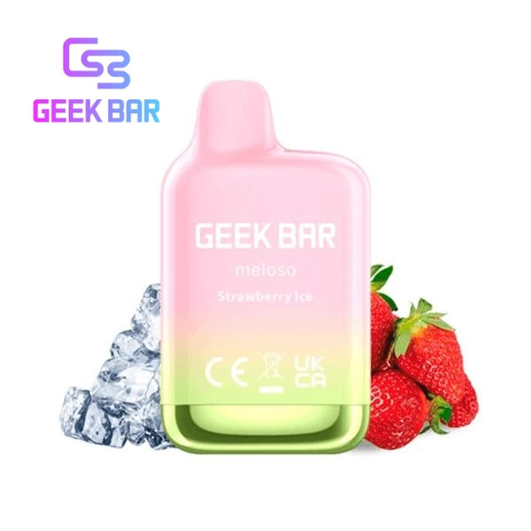 Comprar Vaper Desechable geekbar meloso sabor strawberry-ice 600 puffs