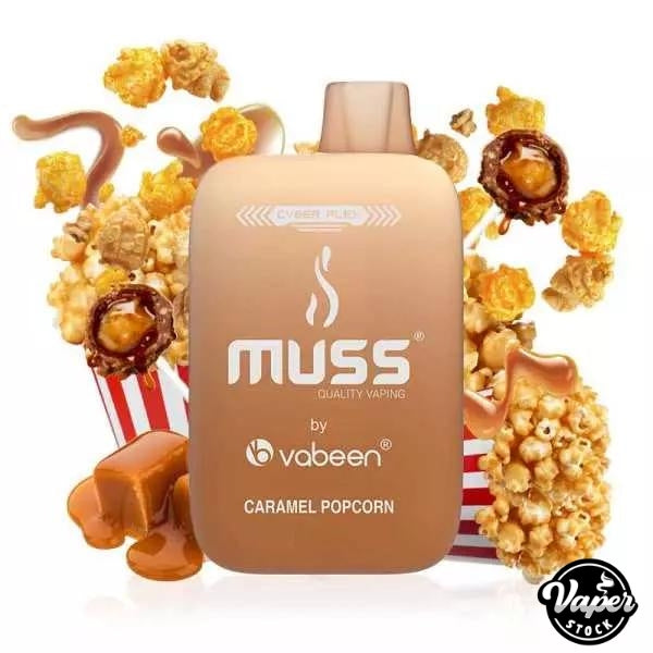 Vaper Desechable Muss Cyber Flex Caramel Popcorn 25000 Puffs