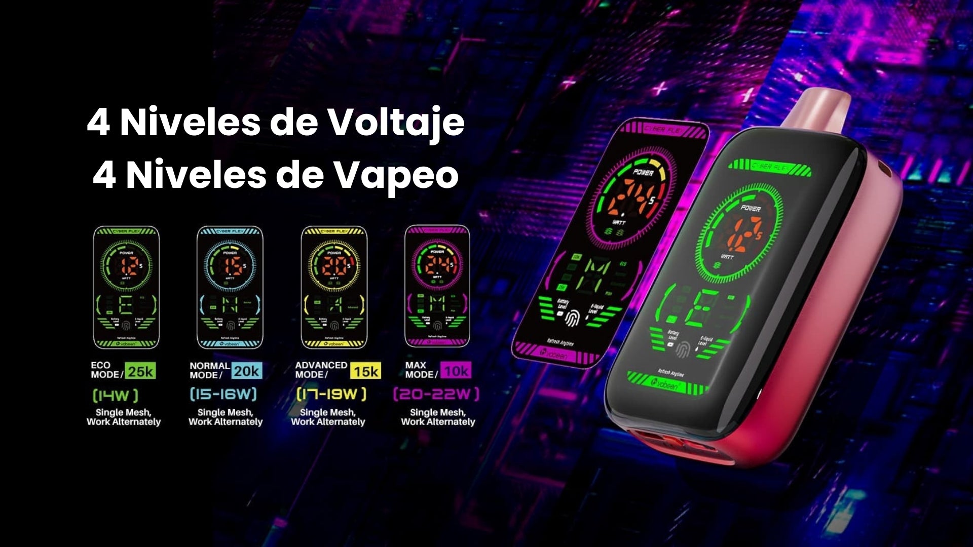 Comprar Caja Vaper Muss vabeen Cyber Flex 25000