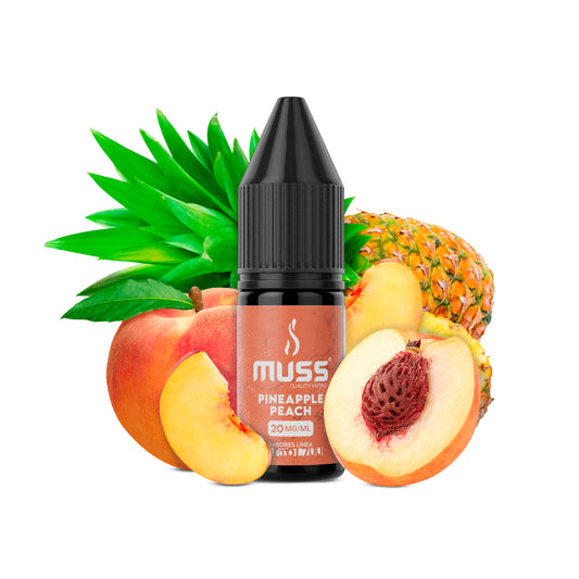 Sales de Nicotina Muss Mármol Salt Pineapple Peach  10 ml