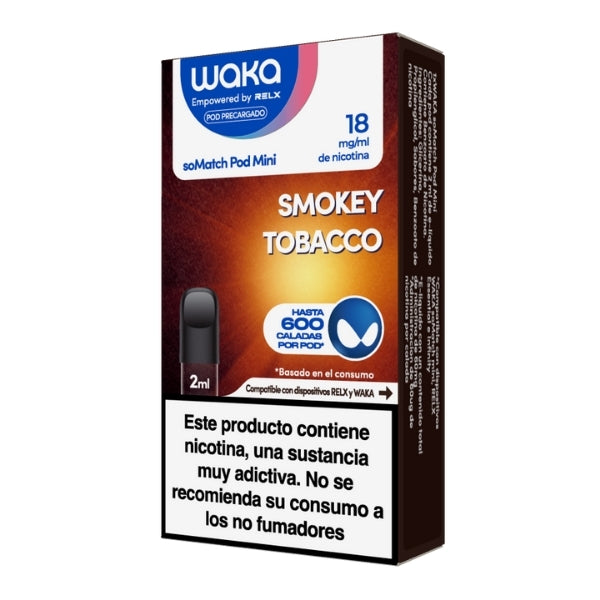 Waka Vaper SoMatch Mini Capsulas Smokey Tobacco 18mg