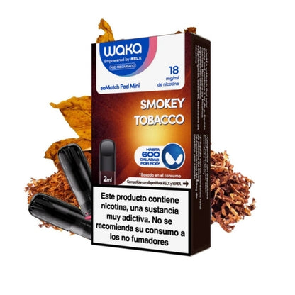 Waka Vaper SoMatch Mini Capsulas Smokey Tobacco 18mg