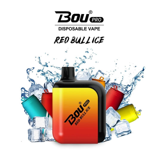 Comprar Vaper Desechable Bou Pro 7000 Puff Red bull Ice sin nicotina