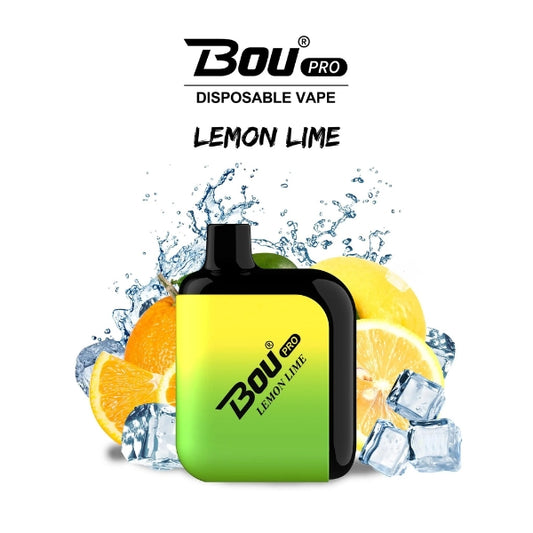 Comprar Vaper Desechable Bou Pro 7000 Puffs Lima Limón sin nicotina