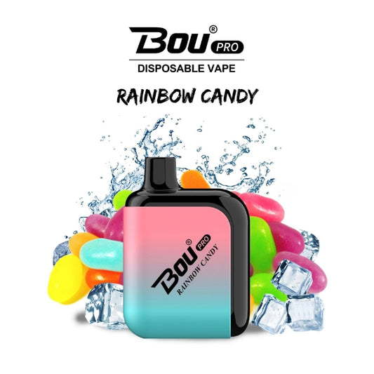 Comprar Vaper Desechable Bou Pro 7000 Puffs Rainbow Candy sin nicotina