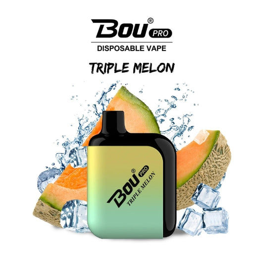 Comprar Vaper Desechable Bou Pro 7000 Puffs Triple Melón sin nicotina