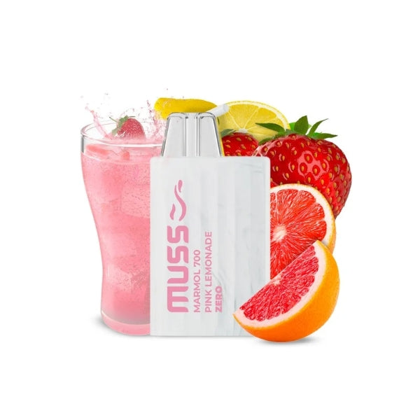 Comprar Vaper Desechable Muss Marmol 700 Puff Pink Lemonade sin nicotina