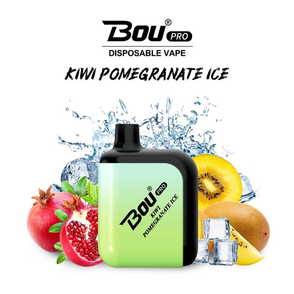 Comprar Vaper desechable Bou Pro 7000 Puffs Kiwi Pomegranate sin nicotina