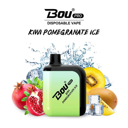 Comprar Vaper desechable Bou Pro 7000 Puffs Kiwi Pomegranate sin nicotina