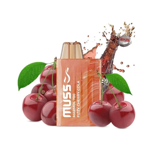Comprar Vaper desechable Muss Mármol 700 Puffs Fizzy Cherry Cola con nicotina