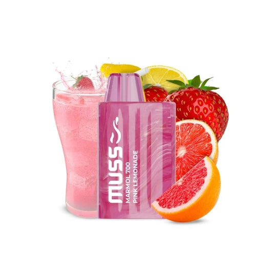 Comprar Vaper desechable Muss Marmol 700 Puffs Pink Lemonade con nicotina