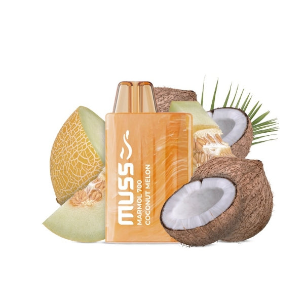Comprar vaper desechable Muss Marmol 700 Puffs Coco Melón con nicotina