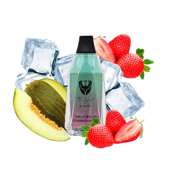 Comprar Vaper Cazoleta The Legend E-Shisha 25000 Puff Triple Melon Strawberry Ice