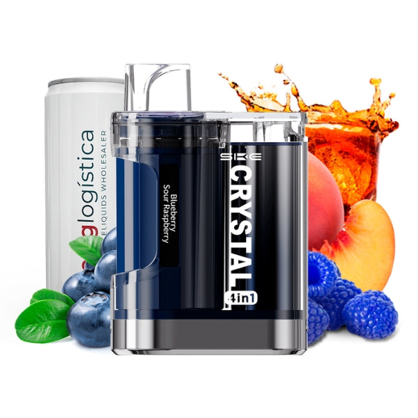  Vaper Desechable SKE Cristal 4 en 1  Blue Mix 2400 Puffs 