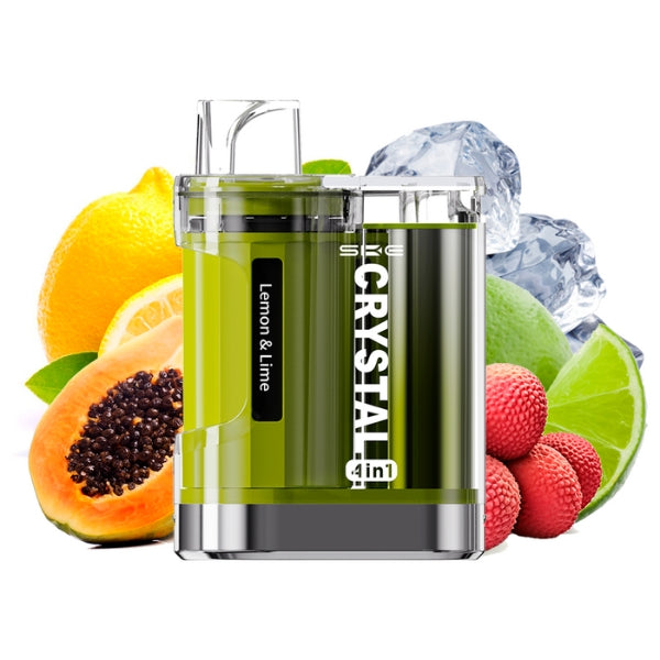  Vaper Desechable SKE Cristal 4 en 1  Green Mix 2400 Puffs 