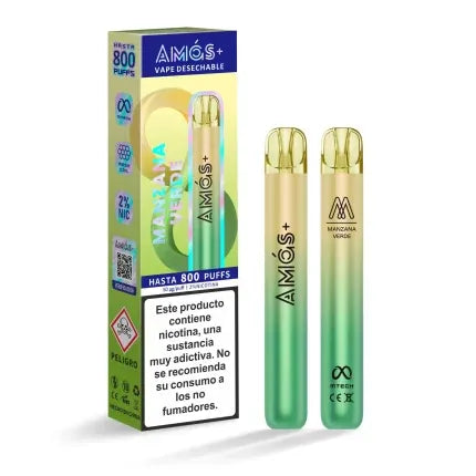 comprar-vaper-desechable-amas-800-puff-manzana-verde