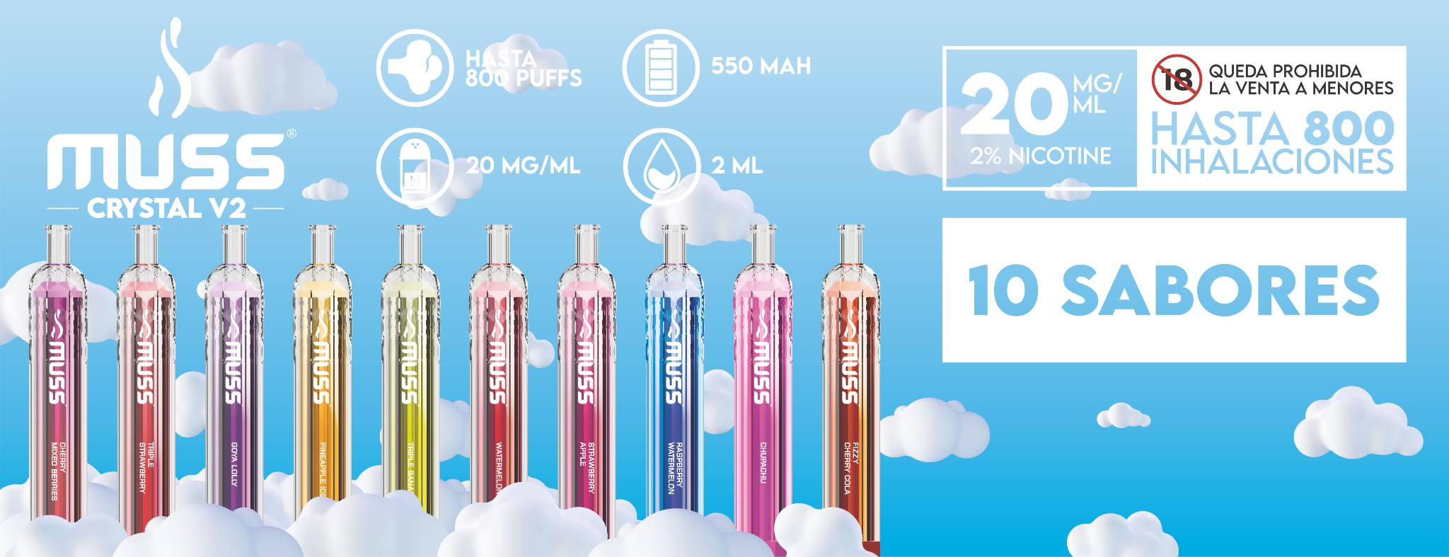 muss crystal v2 800