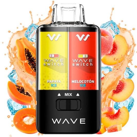 pod-desechable-melocoton-ice-papaya-ice-40000puffs-bud-vape-wave-switch